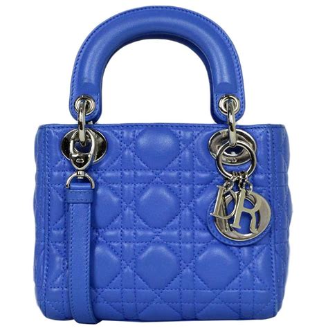 blue dior bag|lady dior bag blue.